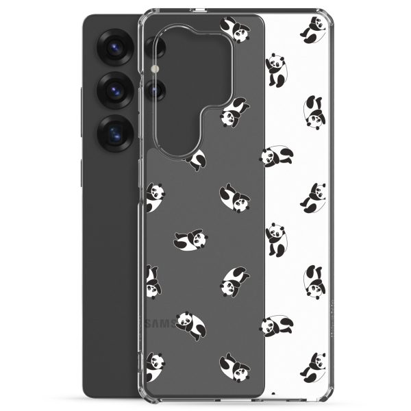 Cute Pandas Samsung Clear Case