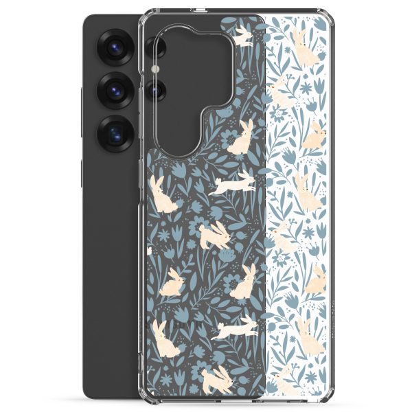 Easter Hopping Bunnies Samsung Clear Case