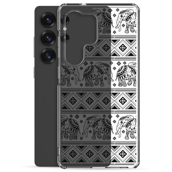 Elephant Mandala Samsung Clear Case