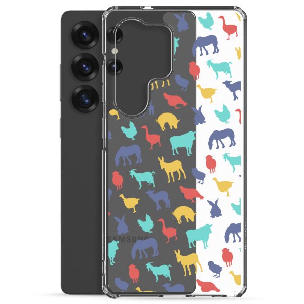 Farm Animals Samsung Clear Case