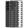 Rat Silhouette Samsung Clear Case