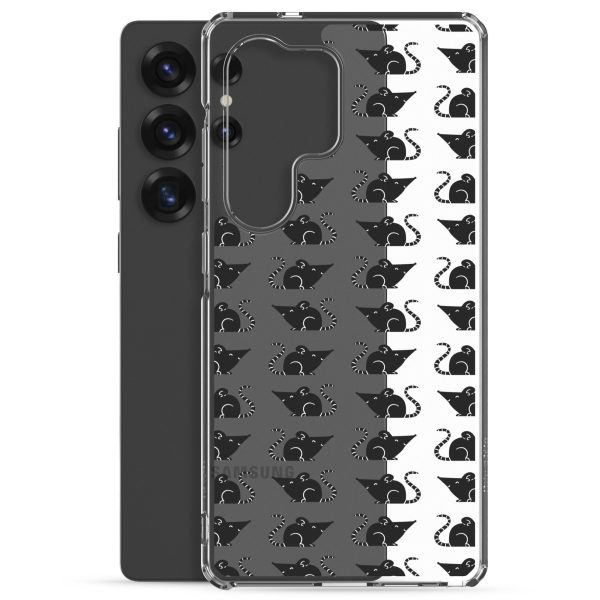 Rat Silhouette Samsung Clear Case
