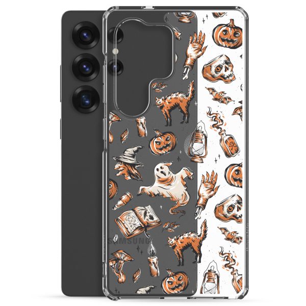Vintage Halloween Samsung Clear Case