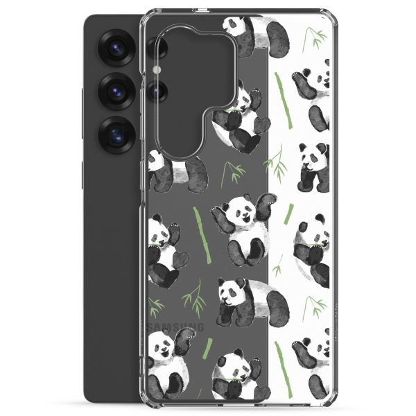 clear-case-for-samsung-samsung-galaxy-s25-ultra-case-with-phone-6a53d4bd63632.jpg Watercolor Panda Bear Samsung Clear Case