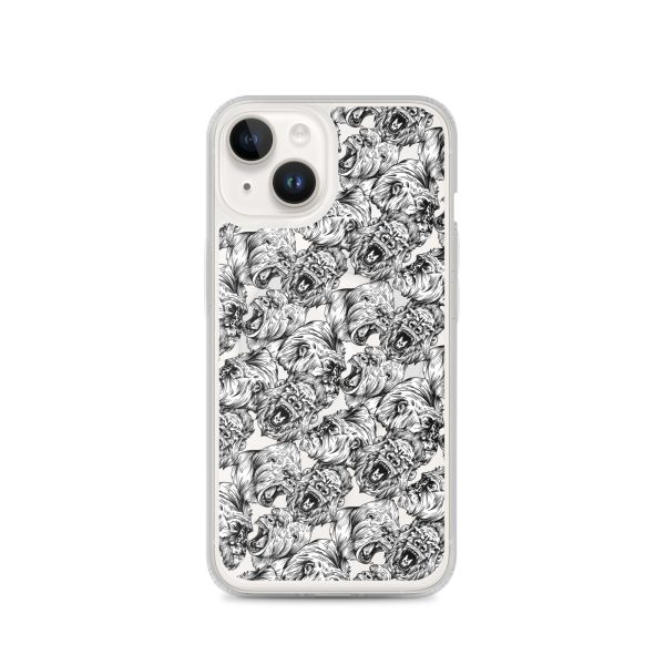 Angry Gorillas iPhone MagSafe Clear Case