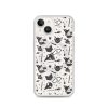 Black and White Halloween iPhone MagSafe Clear Case
