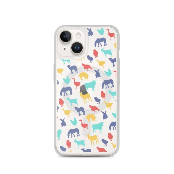 Farm Animals iPhone MagSafe Clear Case