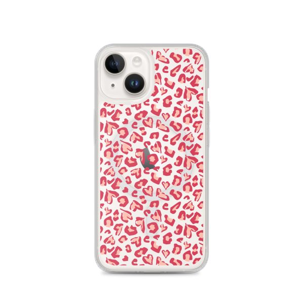 magsafe-clear-case-for-iphone-iphone-14-front-6a5695f08664c.jpg Leopard Heart Print iPhone MagSafe Clear Case