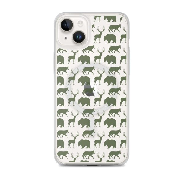 Animals Silhouette iPhone MagSafe Clear Case