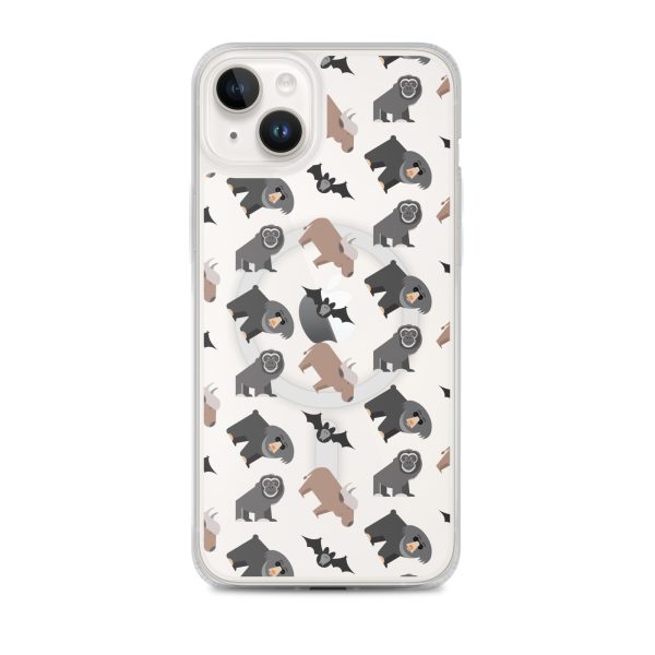Asian Jungle Animal iPhone MagSafe Clear Case