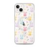 Colorful Bunnies Easter iPhone MagSafe Clear Case
