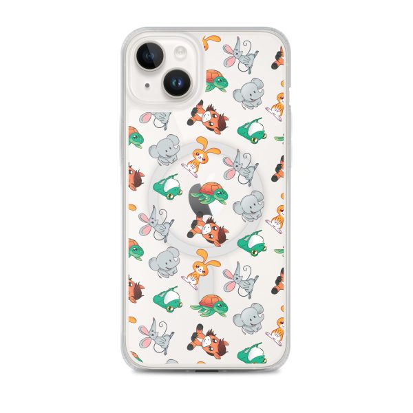 Cute Animals iPhone MagSafe Clear Case