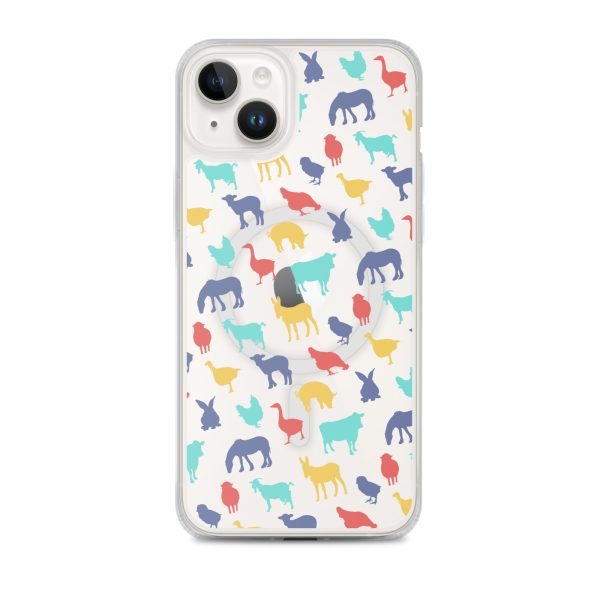 Farm Animals iPhone MagSafe Clear Case
