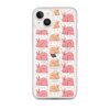 Pink Bunnies iPhone MagSafe Clear Case