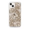Tiger Print iPhone MagSafe Clear Case