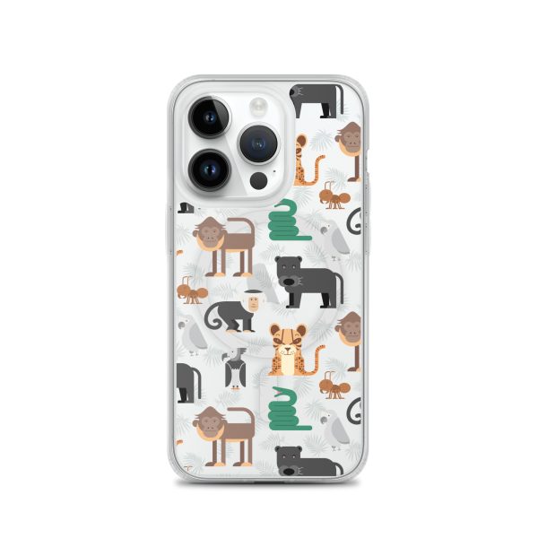 Amazon Jungle Animals iPhone MagSafe Clear Case