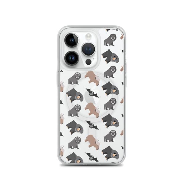 Asian Jungle Animal iPhone MagSafe Clear Case