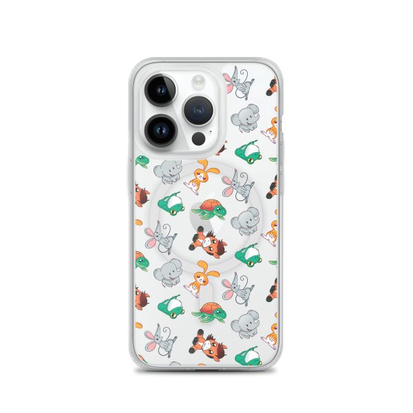 Cute Animals iPhone MagSafe Clear Case