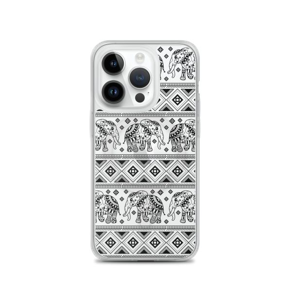 magsafe-clear-case-for-iphone-iphone-14-pro-front-6a53c9b52232e.jpg Elephant Mandala iPhone MagSafe Clear Case