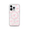 Seamless Elephant Silhouette iPhone MagSafe Clear Case