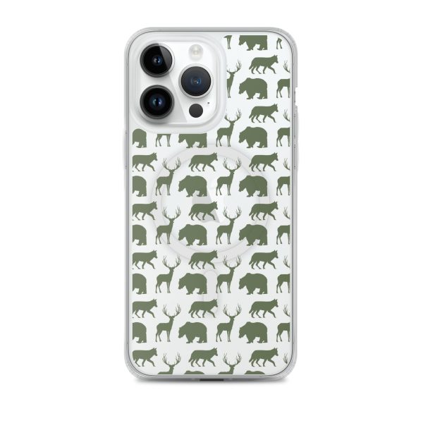 Animals Silhouette iPhone MagSafe Clear Case