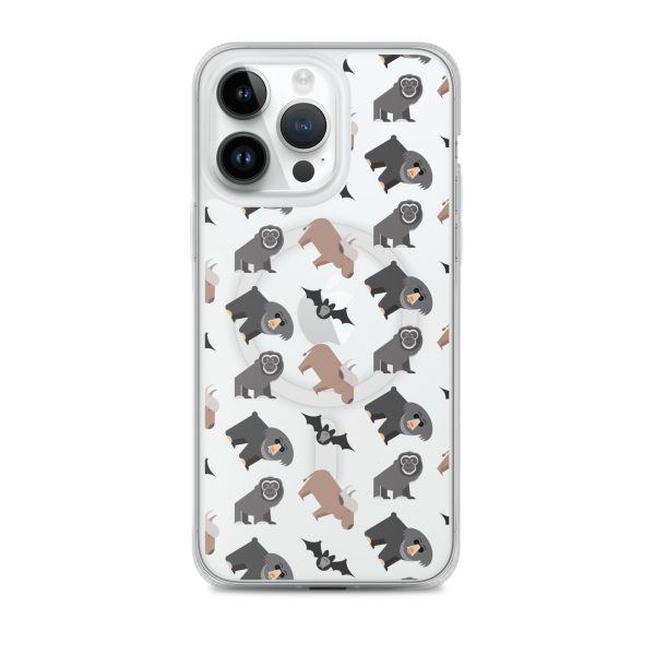 Asian Jungle Animal iPhone MagSafe Clear Case