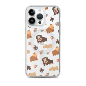 Asian Jungle Animals iPhone MagSafe Clear Case