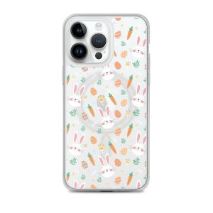 Easter Bunnies iPhone MagSafe Clear Case