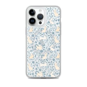 Easter Hopping Bunnies iPhone MagSafe Clear Case