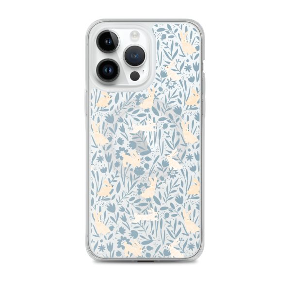 Easter Hopping Bunnies iPhone MagSafe Clear Case