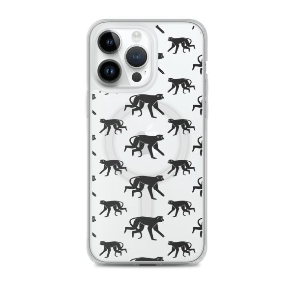 magsafe-clear-case-for-iphone-iphone-14-pro-max-front-6a53cc8d293ad.jpg Monkey Silhouette iPhone MagSafe Clear Case