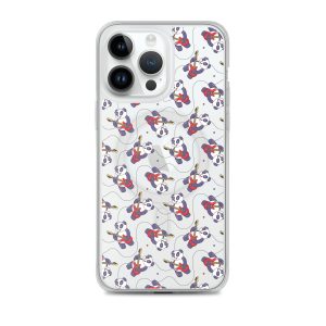 Panda Guitarist iPhone MagSafe Clear Case