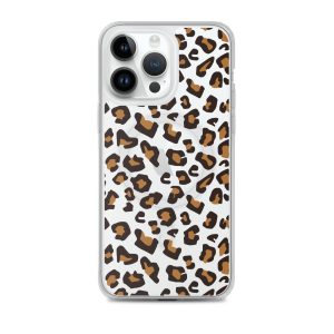 Seamless Leopard iPhone MagSafe Clear Case