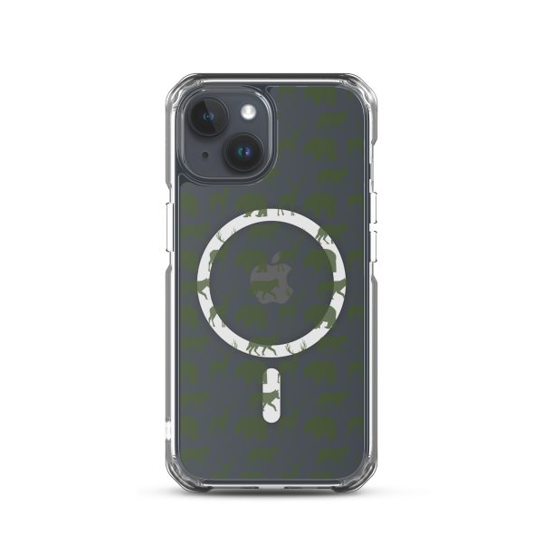 Animals Silhouette iPhone MagSafe Clear Case