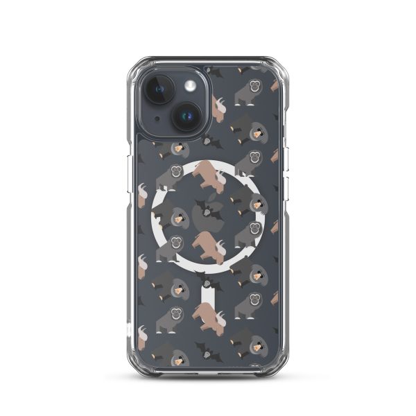 Asian Jungle Animal iPhone MagSafe Clear Case