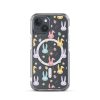 Colorful Bunnies Easter iPhone MagSafe Clear Case