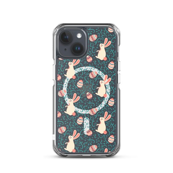 magsafe-clear-case-for-iphone-iphone-15-front-6a53c281e1c52.jpg Easter Bunny iPhone MagSafe Clear Case