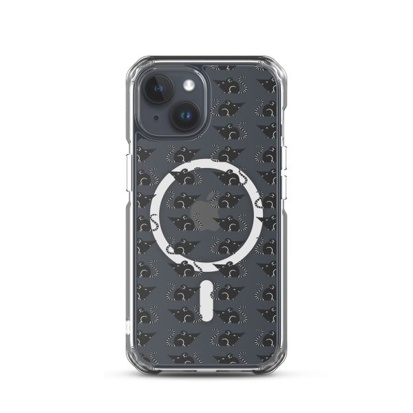 Rat Silhouette iPhone MagSafe Clear Case
