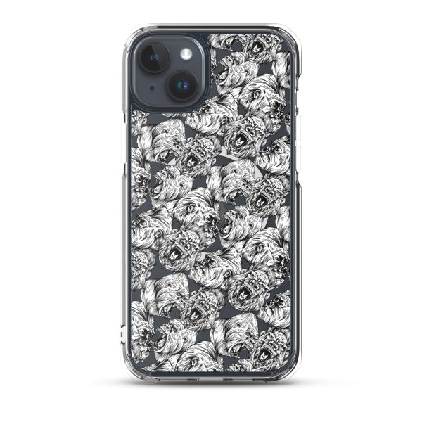 Angry Gorillas iPhone MagSafe Clear Case