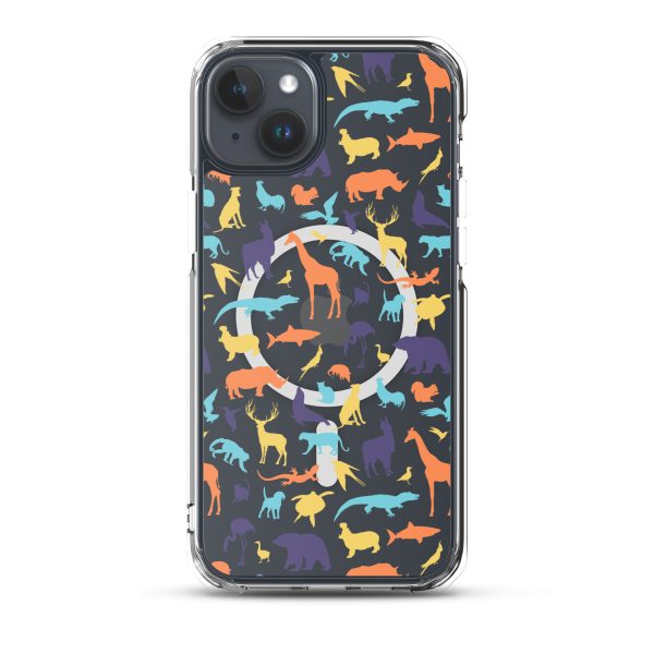 Animal Silhouette iPhone MagSafe Clear Case
