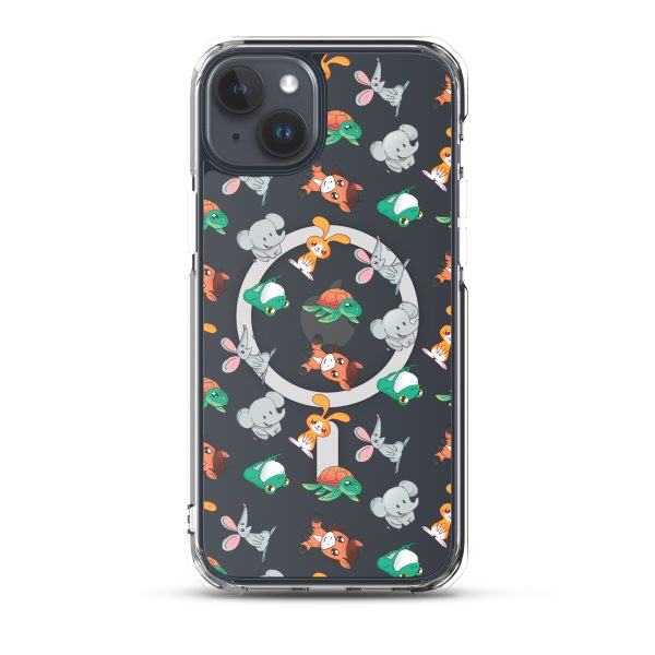 Cute Animals iPhone MagSafe Clear Case
