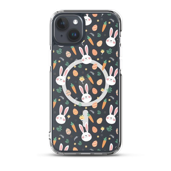 magsafe-clear-case-for-iphone-iphone-15-plus-front-6a53c177b91e0.jpg Easter Bunnies iPhone MagSafe Clear Case