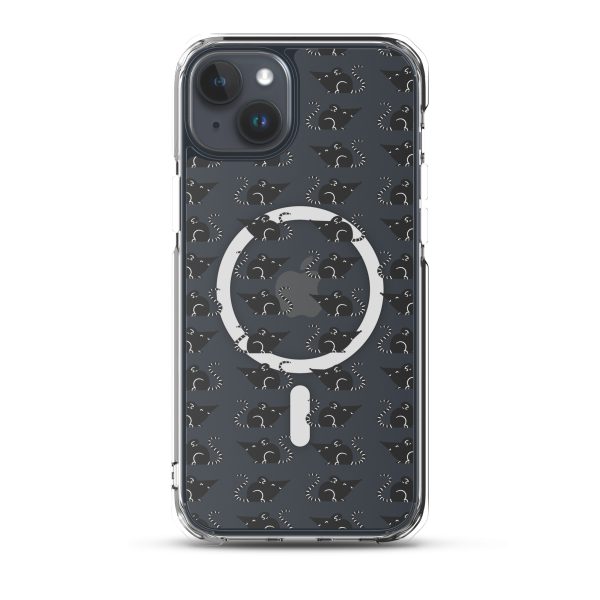 Rat Silhouette iPhone MagSafe Clear Case
