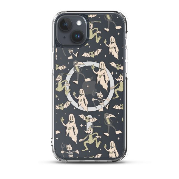 magsafe-clear-case-for-iphone-iphone-15-plus-front-6a53d3132de7a.jpg Spooky Vintage Halloween iPhone MagSafe Clear Case