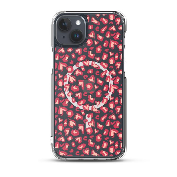 magsafe-clear-case-for-iphone-iphone-15-plus-front-6a5695f0866b3.jpg Leopard Heart Print iPhone MagSafe Clear Case