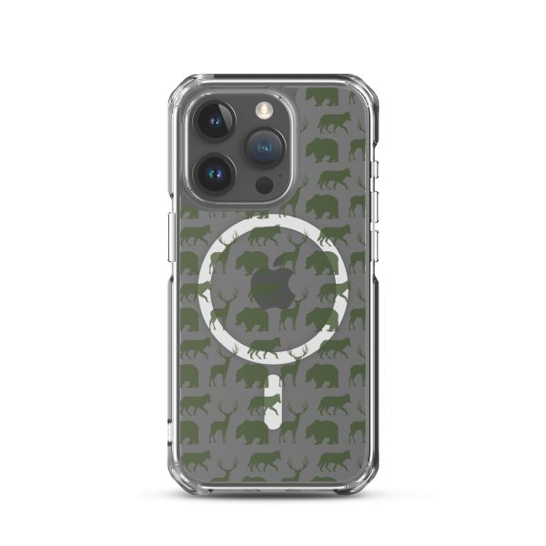 Animals Silhouette iPhone MagSafe Clear Case