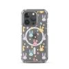 Colorful Bunnies Easter iPhone MagSafe Clear Case
