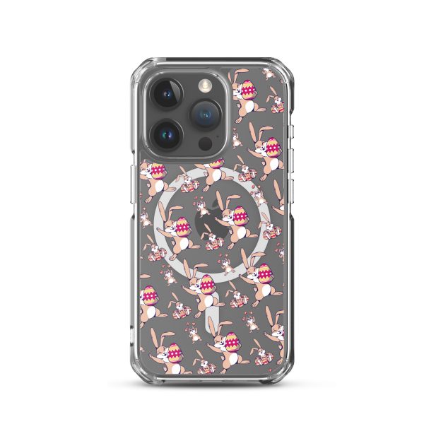 magsafe-clear-case-for-iphone-iphone-15-pro-front-6a53c34397b0a.jpg Easter Bunny With Egg iPhone MagSafe Clear Case