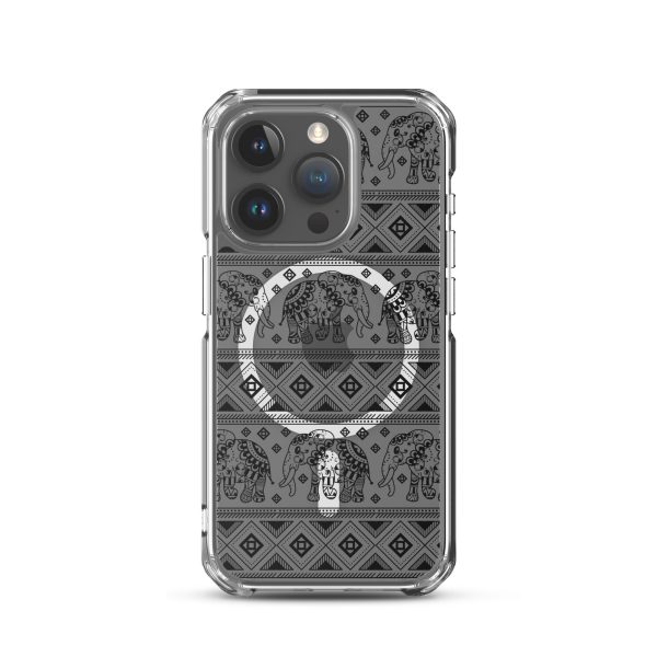 magsafe-clear-case-for-iphone-iphone-15-pro-front-6a53c9b522483.jpg Elephant Mandala iPhone MagSafe Clear Case