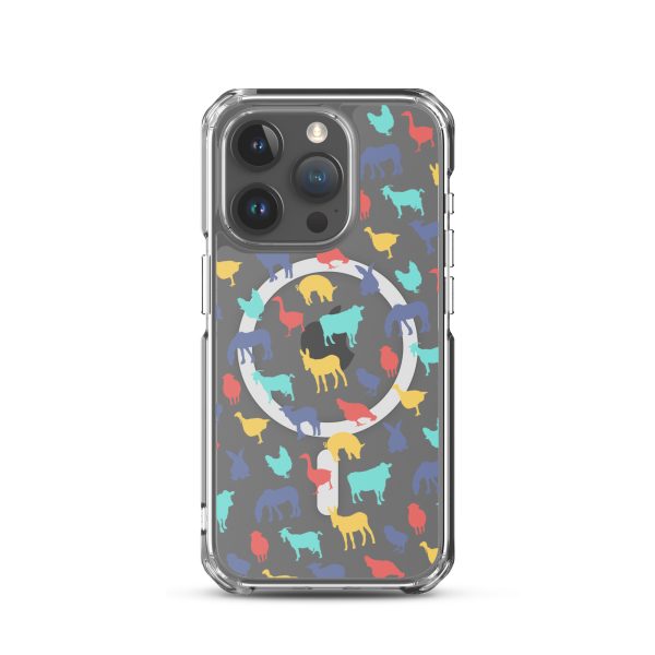 Farm Animals iPhone MagSafe Clear Case